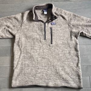 Patagonia Quarter Zip Fleece - Brown (XL)